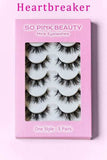 SO PINK BEAUTY Mink Eyelashes 5 Pairs - Trendsi - Flyclothing LLC