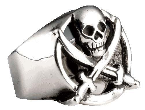 Silver Star Pirate Ring - Flyclothing LLC