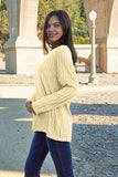 Basic Bae Full Size Ribbed Round Neck Long Sleeve Knit Top - Trendsi - Flyclothing LLC