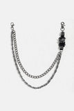 Double Layer Alloy Chain Belt - Trendsi