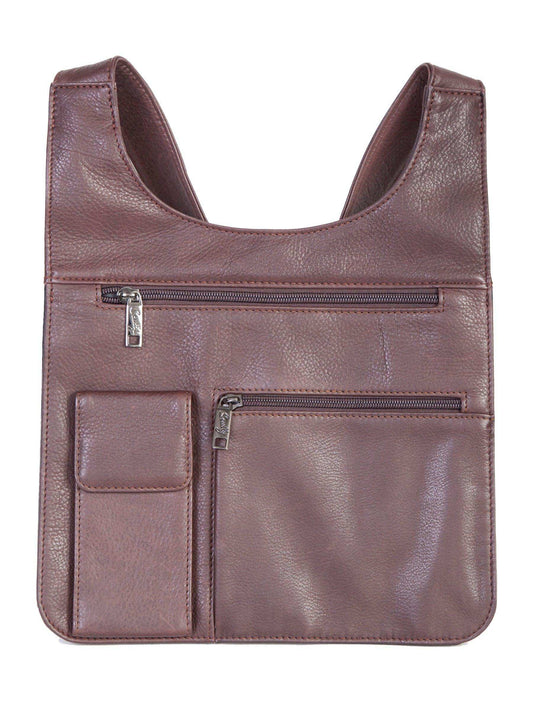 Scully CHOCOLATE LADIES TRAVEL BAG - Scully Leather - Flyclothing LLC