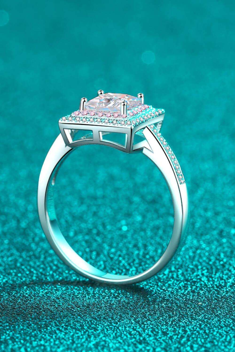 Stay Elegant 1 Carat Moissanite Ring - Trendsi - Flyclothing LLC