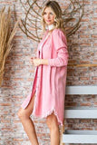 Veveret Button-Up Shirt Dress - Trendsi - Flyclothing LLC