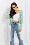 Culture Code Until You Came Color Block Duster Cardigan - Trendsi