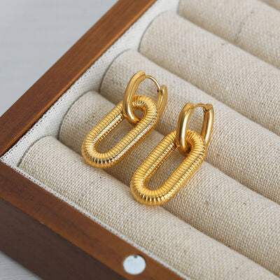 Titanium steel Dangle Earrings - Trendsi - Flyclothing LLC
