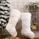 Snowflake Christmas Stocking - Trendsi - Flyclothing LLC