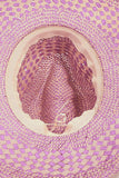 Fame Checkered Straw Weave Sun Hat - Trendsi - Flyclothing LLC