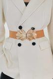 Zinc Alloy Buckle Elastic Belt - Trendsi - Flyclothing LLC