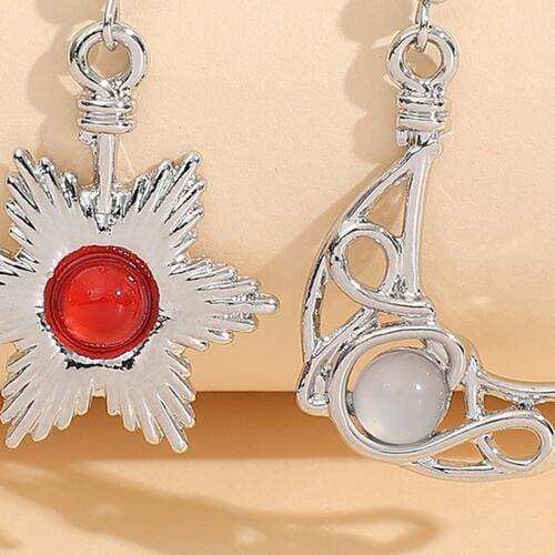 Beaded Alloy Earrings - Trendsi - Flyclothing LLC