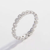 925 Sterling Silver Zircon Ring - Trendsi - Flyclothing LLC