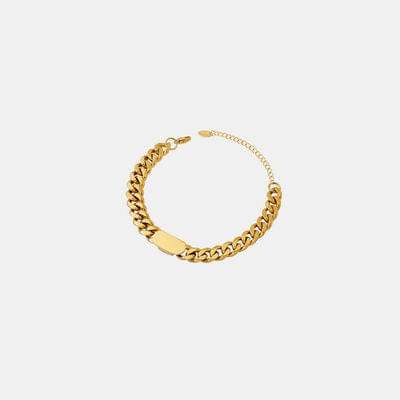 18K Gold-Plated Titanium Steel Bracelet - Trendsi - Flyclothing LLC