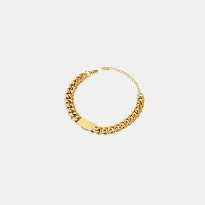 18K Gold-Plated Titanium Steel Bracelet - Trendsi