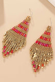 Beaded Dangle Earrings - Trendsi - Flyclothing LLC