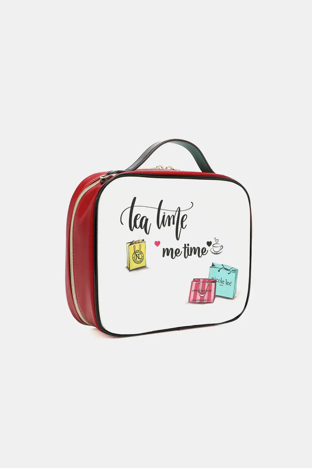 Nicole Lee USA Printed Handbag with Three Pouches - Trendsi - Flyclothing LLC