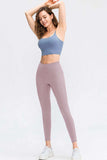 Wide Waistband Slim Fit Long Sports Pants - Trendsi - Flyclothing LLC
