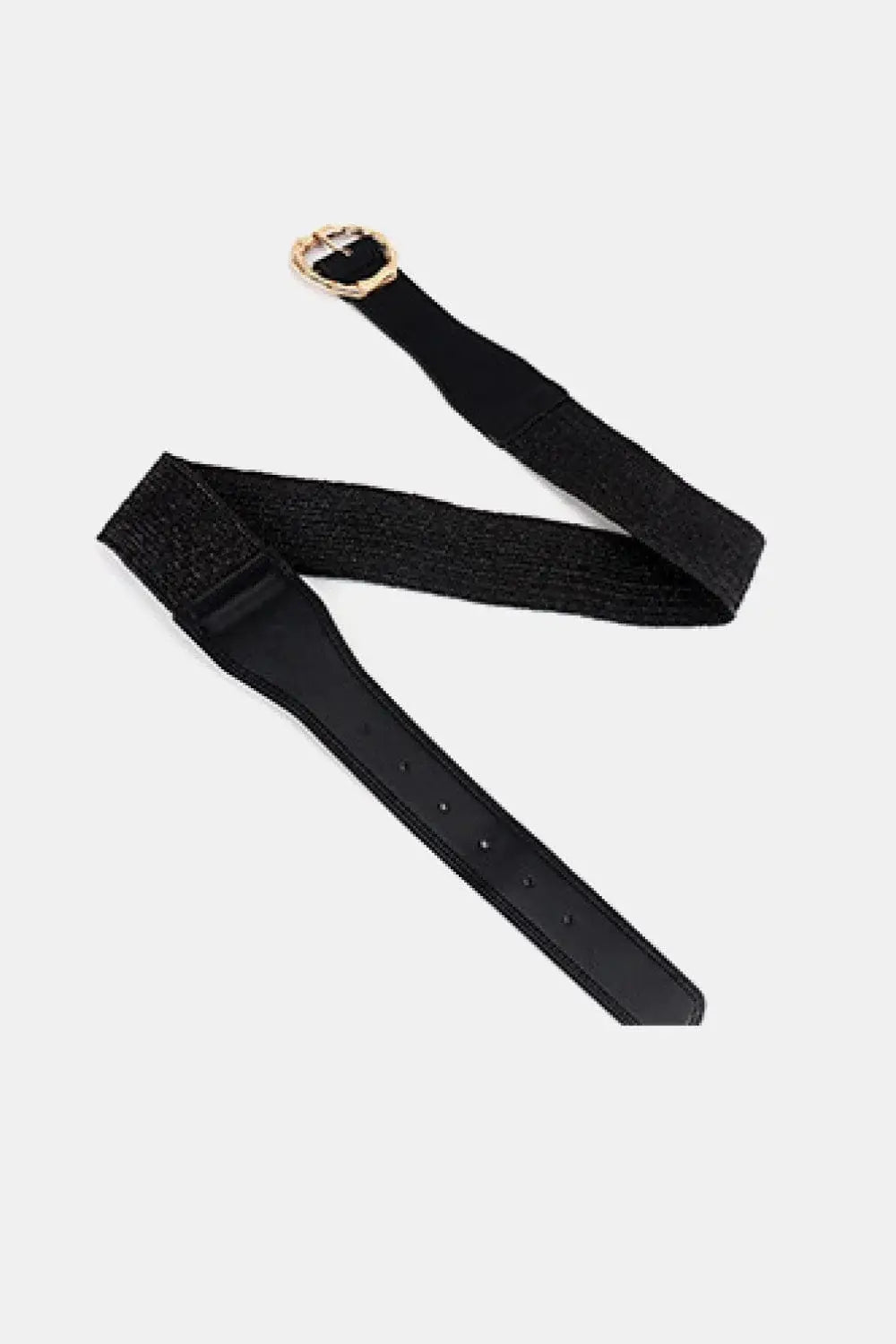 Alloy Buckle Braided Belt - Trendsi - Flyclothing LLC