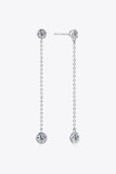 Moissanite Chain Earrings - Trendsi