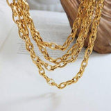 Titanium Steel Chain Necklace - Trendsi - Flyclothing LLC