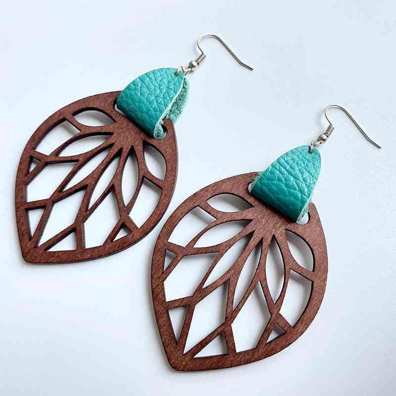 Leaf Drop Earrings - Trendsi