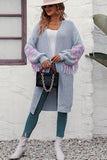 Fringe Sleeve Dropped Sholder Cardigan - Trendsi