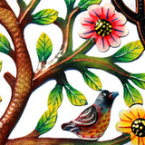 Rooted Tree of Life in Circle Haitian Metal Drum Wall Art - Haitian Artisans - Flyclothing LLC
