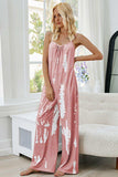 Tie-Dye Spaghetti Strap Jumpsuit with Pockets - Trendsi - Flyclothing LLC