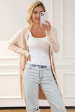 Pocketed Long Sleeve Cardigan - Trendsi - Flyclothing LLC
