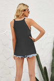 Grecian Neck Knit Tank - Trendsi - Flyclothing LLC