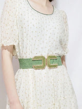 Wide Braid Belt - Trendsi - Flyclothing LLC
