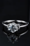 1 Carat Moissanite 925 Sterling Silver Ring - Trendsi