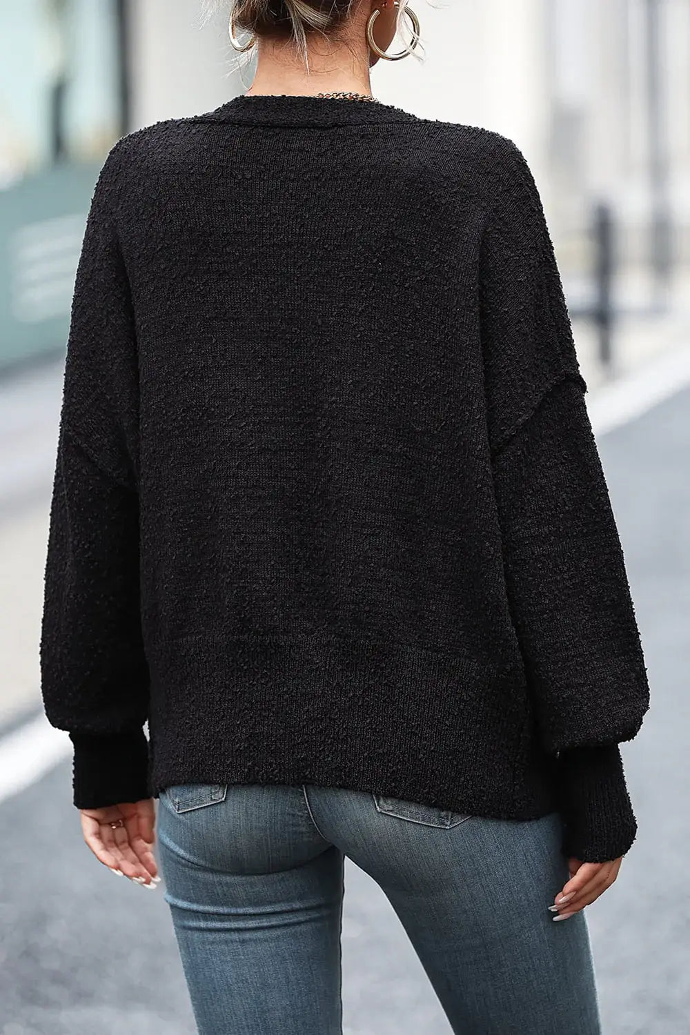 Button-Up Dropped Shoulder Cardigan - Trendsi - Flyclothing LLC