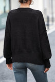 Button-Up Dropped Shoulder Cardigan - Trendsi