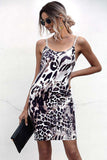 Leopard Spaghetti Strap Bodycon Dress - Trendsi - Flyclothing LLC