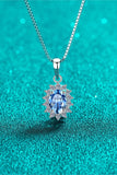 1 Carat Moissanite 925 Sterling Silver Necklace - Trendsi