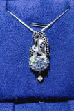 2 Carat Moissanite 925 Sterling Silver Necklace - Trendsi