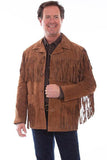 Scully CINNAMON BOAR SUEDE MEN'S JACKET - Scully Leather