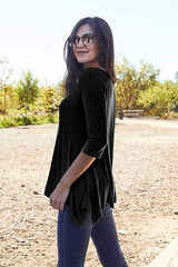 Basic Bae Full Size Round Neck Pocketed T-Shirt - Trendsi - Flyclothing LLC