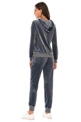 Zip-Up Hooded Jacket and Pants Set - Trendsi - Flyclothing LLC