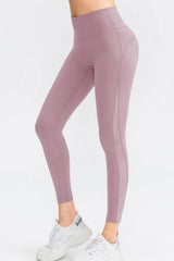 Wide Waistband Slim Fit Long Sports Pants - Trendsi - Flyclothing LLC