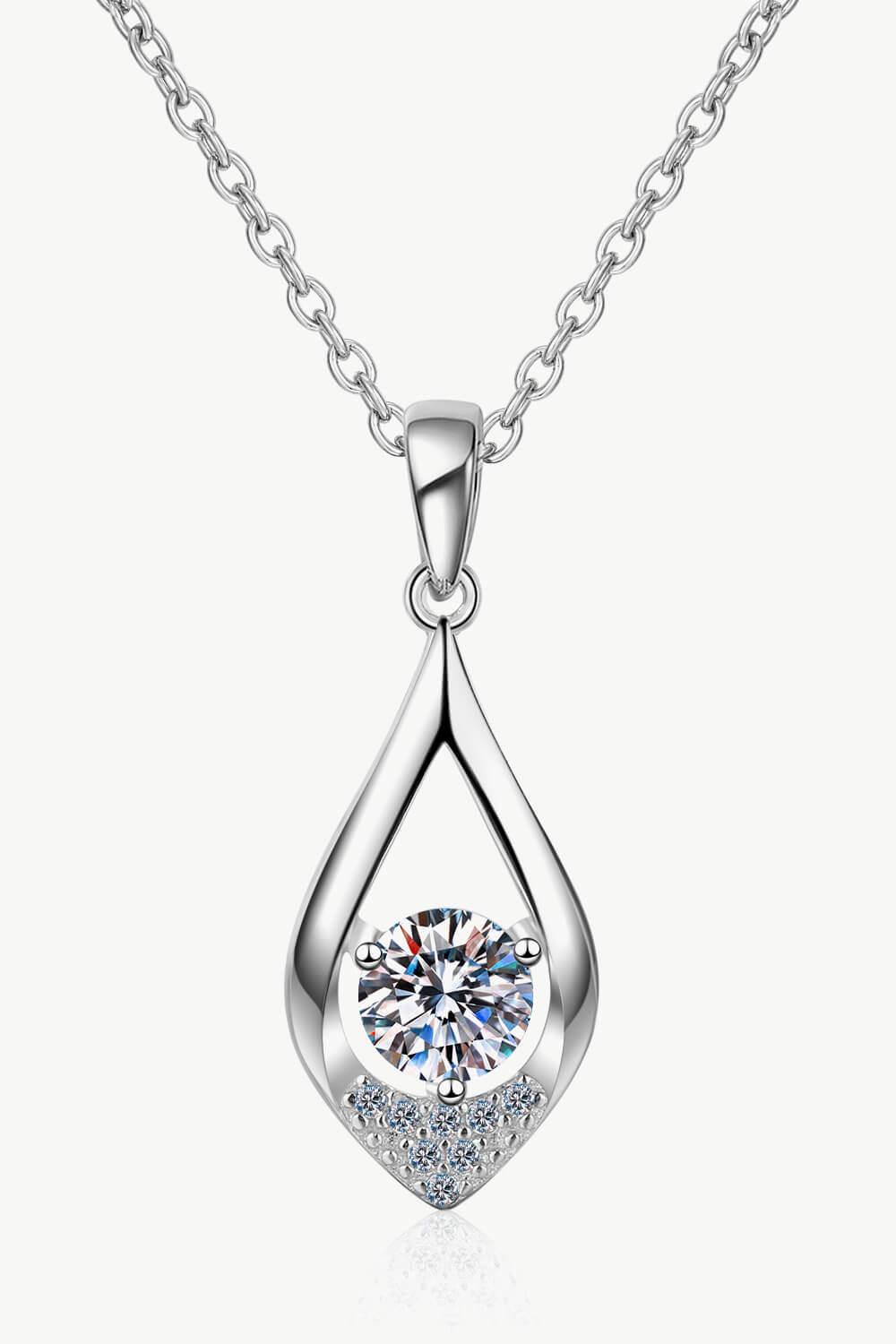 Glamorous Always Moissanite Pendant Necklace - Trendsi