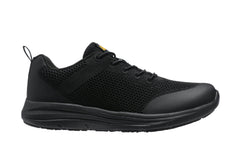 AdTec-Lite Women's Light Weight Non-Slip Black Work Sneaker Black - AdTec