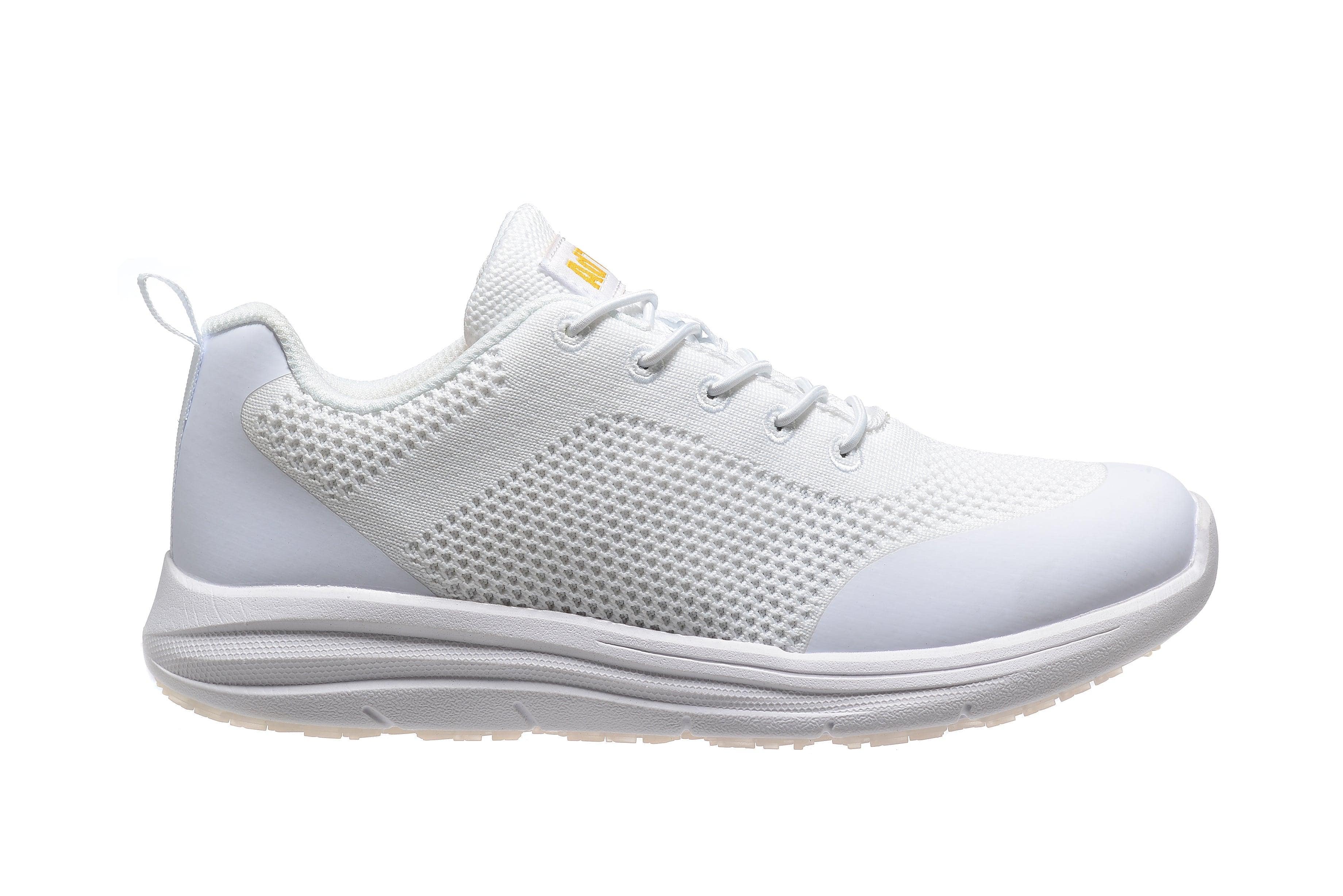 AdTec-Lite Women's Light Weight Non-Slip White Work Sneaker - AdTec