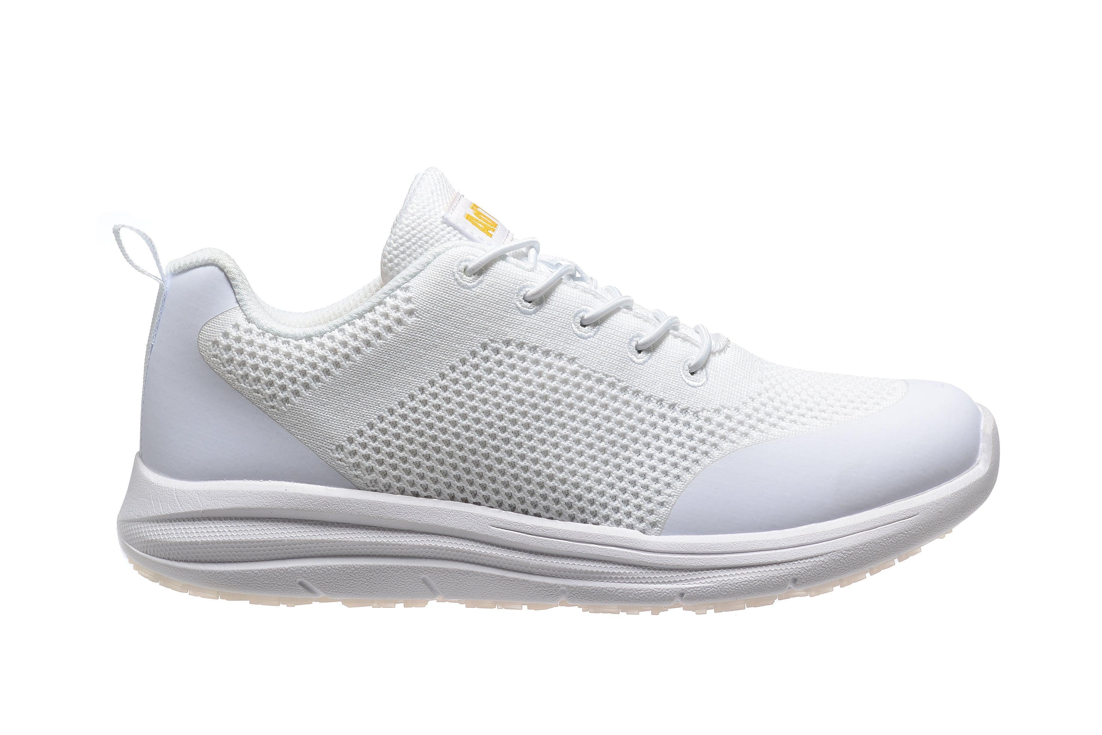 AdTec-Lite Women's Light Weight Non-Slip White Work Sneaker - Flyclothing LLC