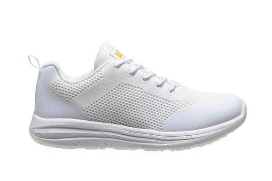AdTec-Lite Women's Light Weight Non-Slip White Work Sneaker - AdTec