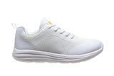AdTec-Lite Women's Light Weight Non-Slip White Work Sneaker - AdTec