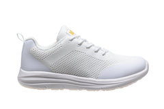 AdTec-Lite Women's Light Weight Non-Slip White Work Sneaker - AdTec