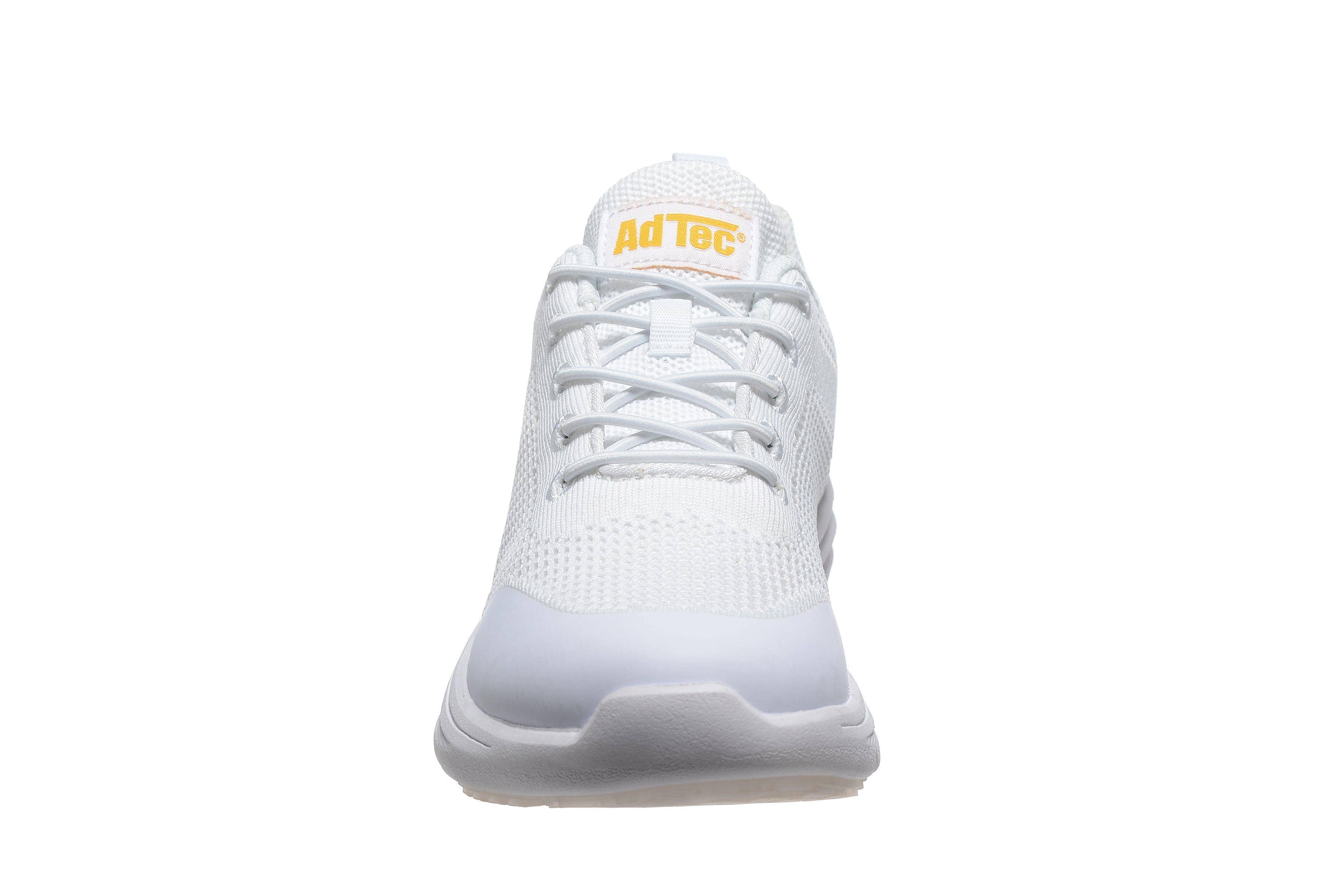 AdTec-Lite Women's Light Weight Non-Slip White Work Sneaker - AdTec