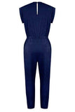 Drawstring Round Neck Sleeveless Jumpsuit - Trendsi - Flyclothing LLC