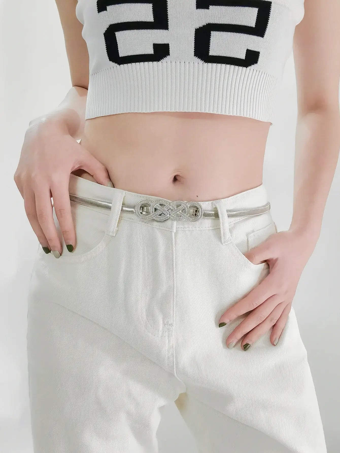 Knot Buckle Metal Belt - Trendsi - Flyclothing LLC