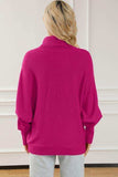 Merry Letter Embroidered High Neck Sweater - Trendsi - Flyclothing LLC